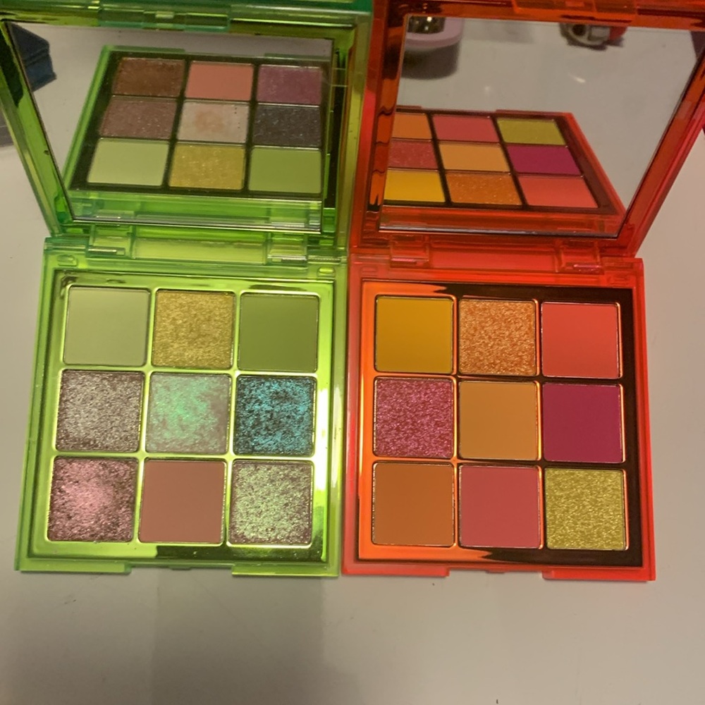 2 huda neon obsessions beauty palettes